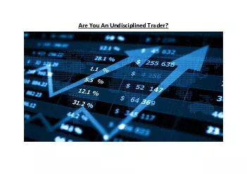 Are You An Undisciplined Trader?