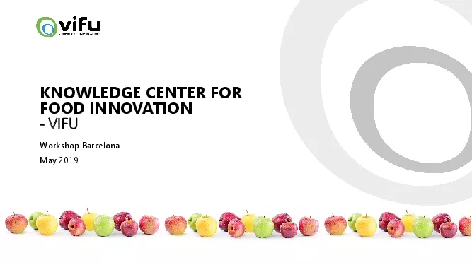 KNOWLEDGE CENTER FORFOOD INNOVATION