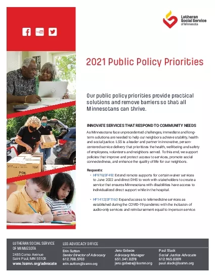 2021 Public Policy Priorities