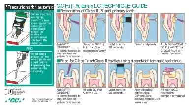 PDF-Apply CAVITY smear layer Rinse and gently dry Do not dessicate COAT LC