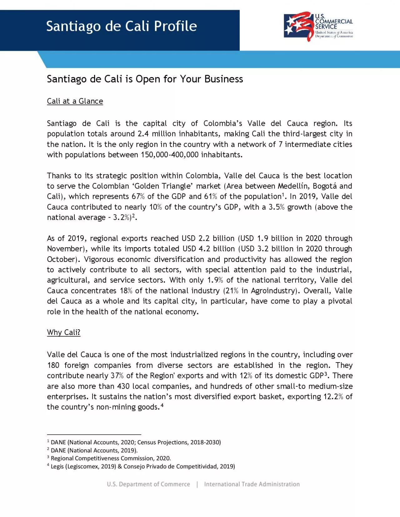 PDF-Santiago de Cali is Open for Your Business