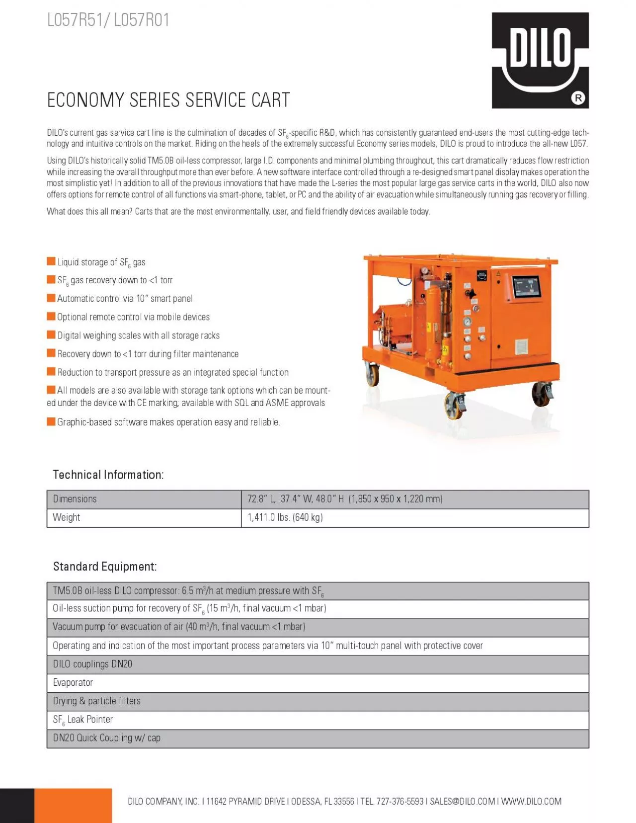 PDF-DILO146s current gas service cart line is the culmination of decades o