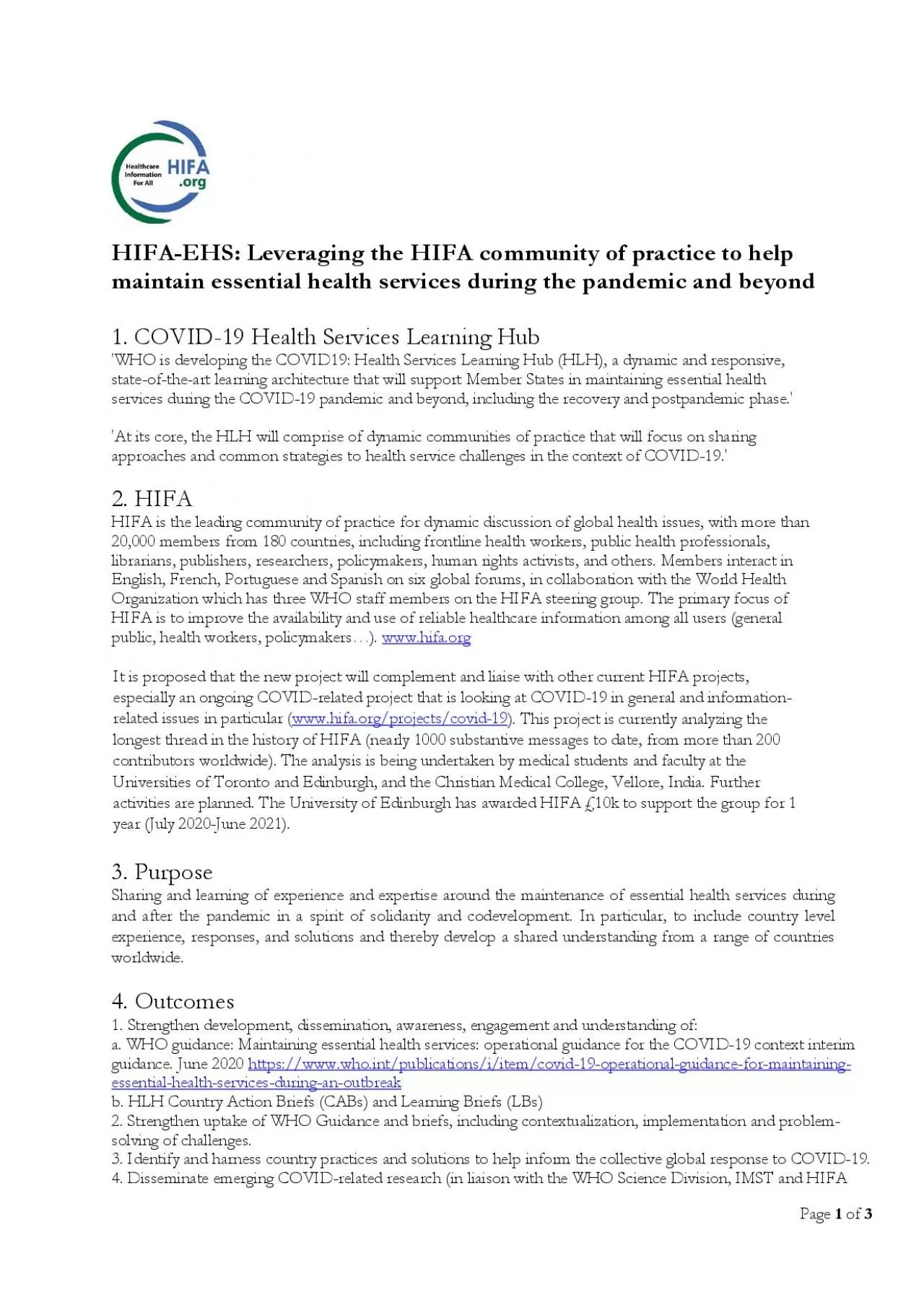 PDF-x0000x0000Page of HIFAEHS Leveraging the HIFA community of practice to