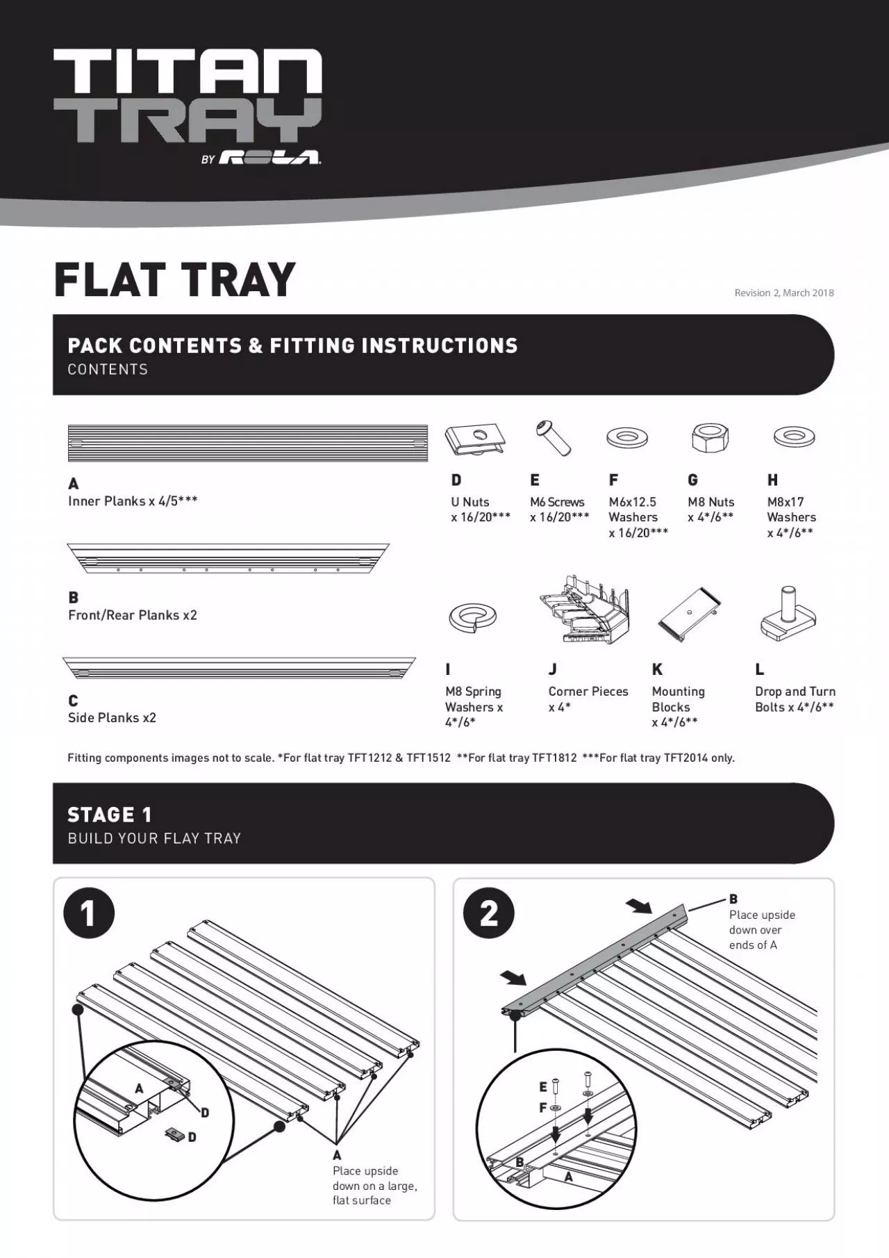 PDF-PACK CONTENTS FITTING INSTRUCTIONS