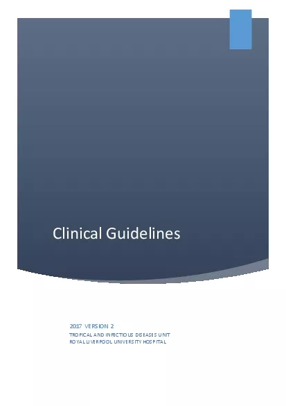 Clinical Guidelines