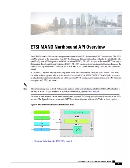 ETSI MANO Northbound API Overview070K0H007060000010200300L0V0D0Q0R0W0K