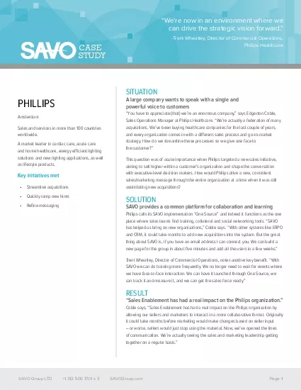 PDF-SAVO Group LTDSAVOGroupcom Page 1