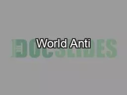 World Anti