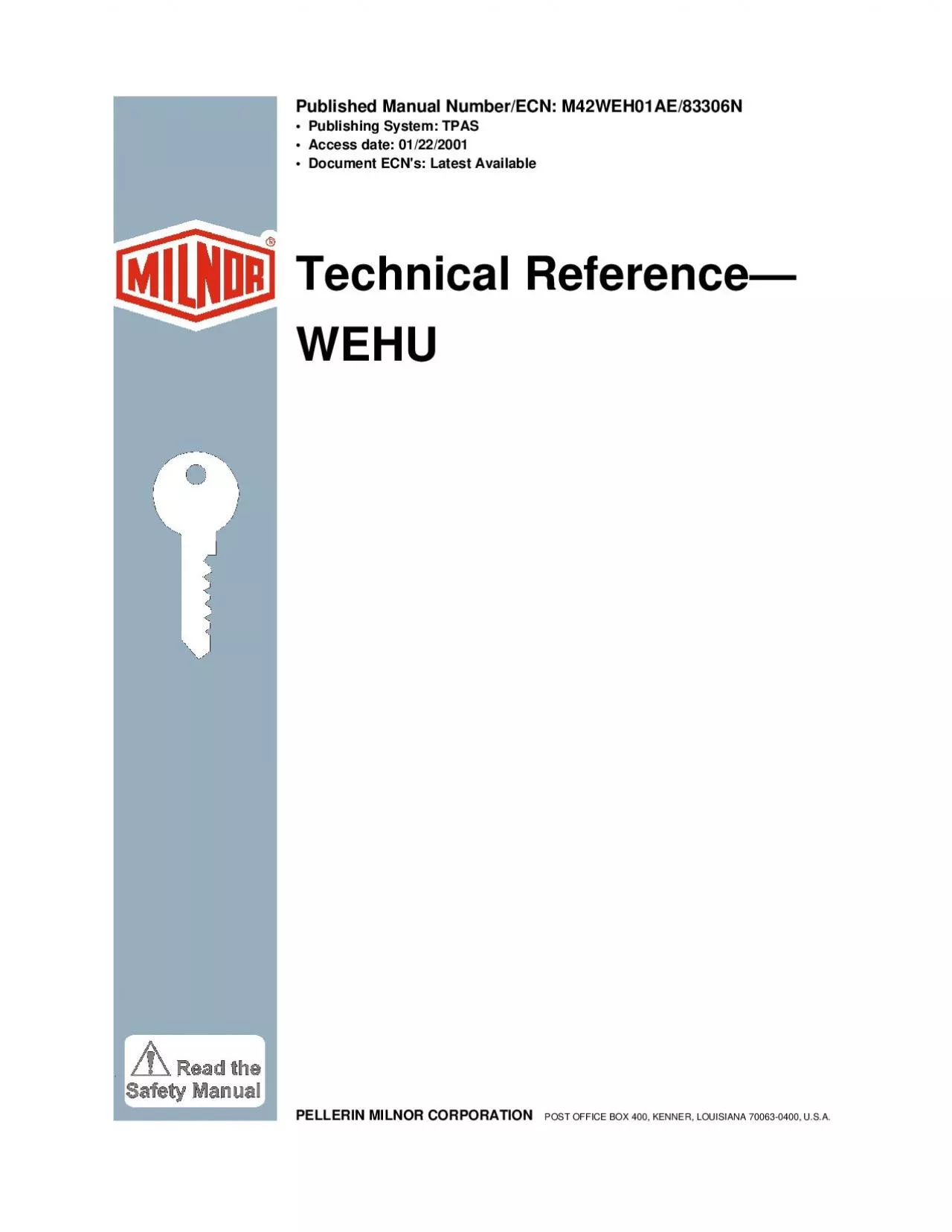 PDF-Published Manual NumberECN M42WEH01AE83306N Publishing System TPAS