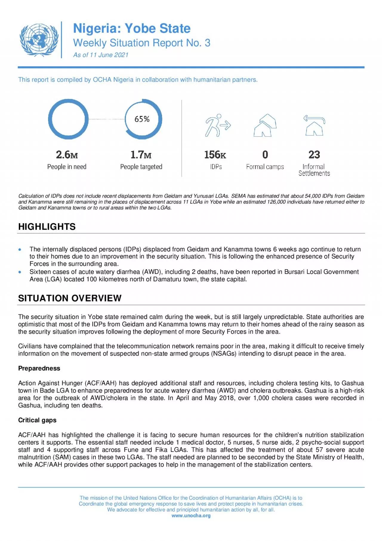 PDF-The mission of the United Nations Office for the Coordination of Human