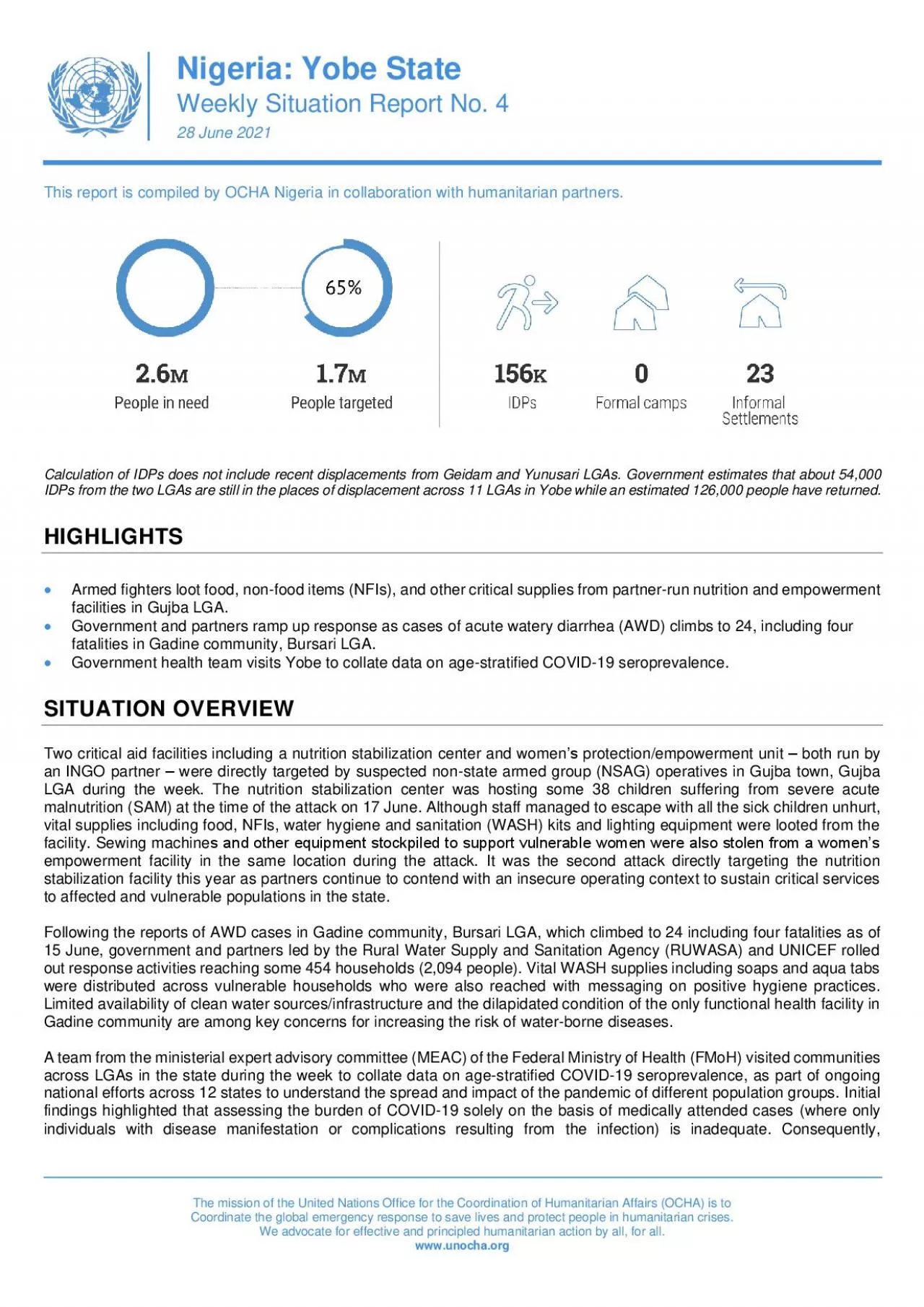 PDF-The mission of the United Nations Office for the Coordination of Human