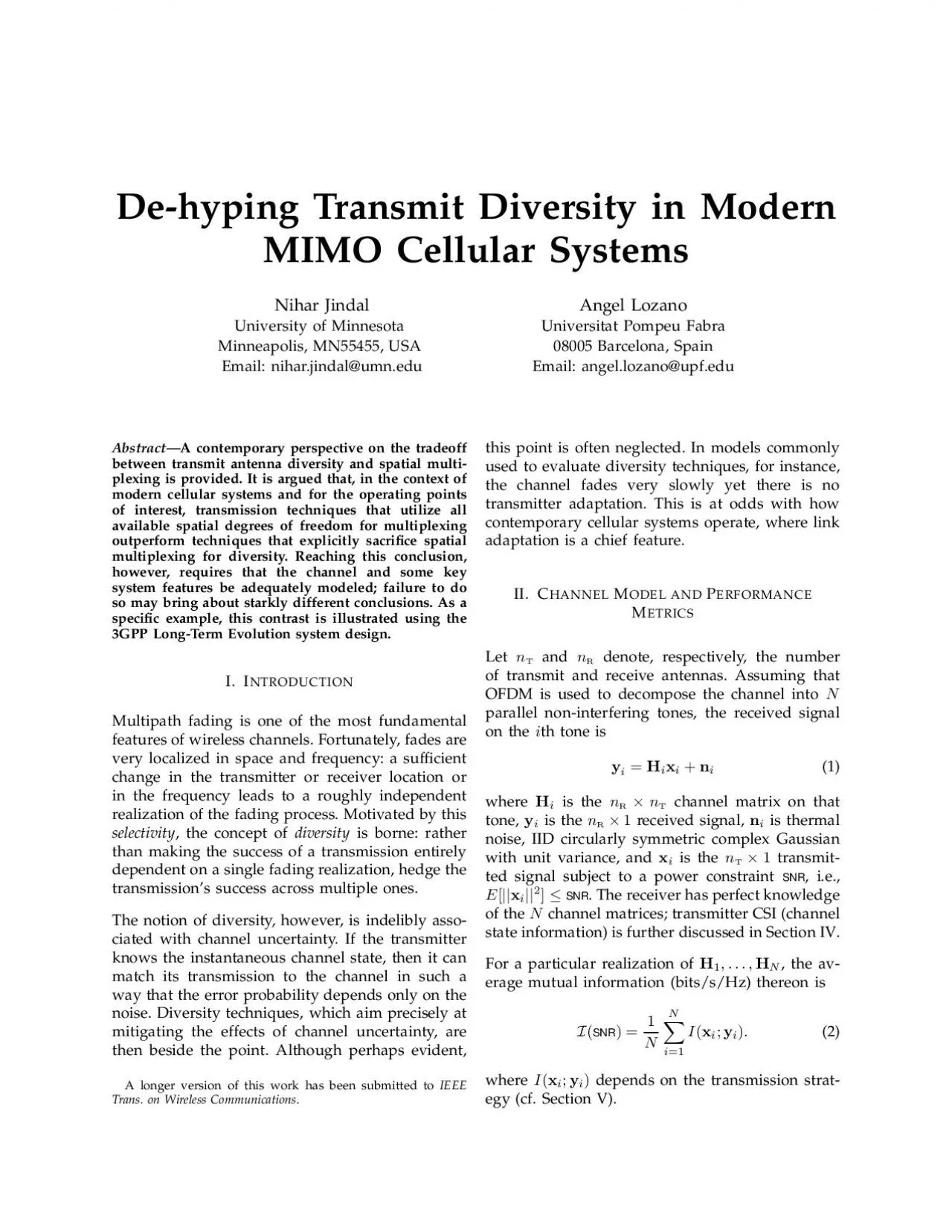 PDF-DehypingTransmitDiversityinModernMIMOCellularSystemsNiharJindalUniver