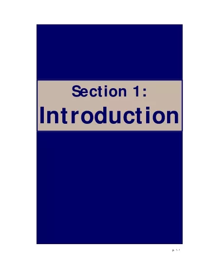 Section 1  Introduction