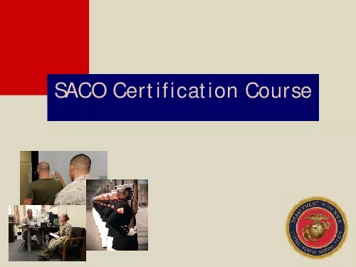 PDF-SACO Certification Course