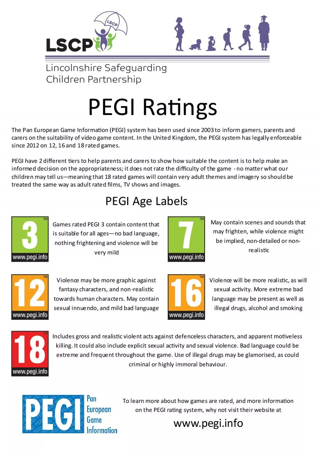 PDF-The Pan European Game Informax00740069on PEGI system has been used sin