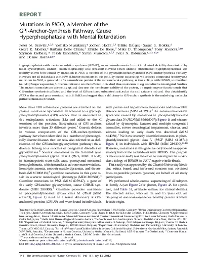 REPORTMutationsinaMemberoftheGPIAnchorSynthesisPathwayCauseHyperphos