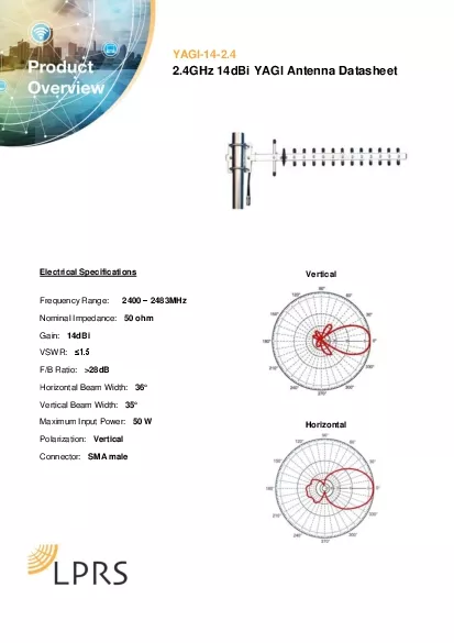 YAGI Antenna Data