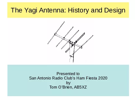 The YagAntenna Htorandesn