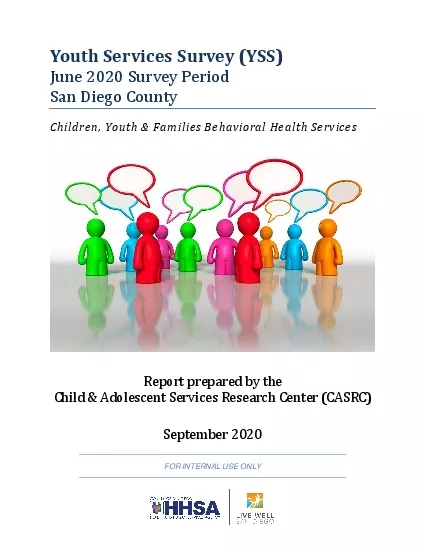 Youth Services Survey YSSJune 2020Survey Period