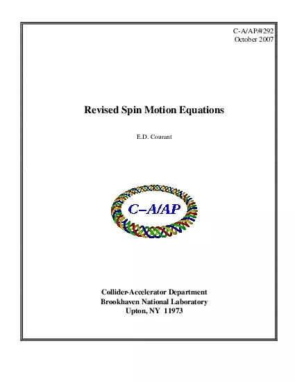 Revised Spin Motion Equations