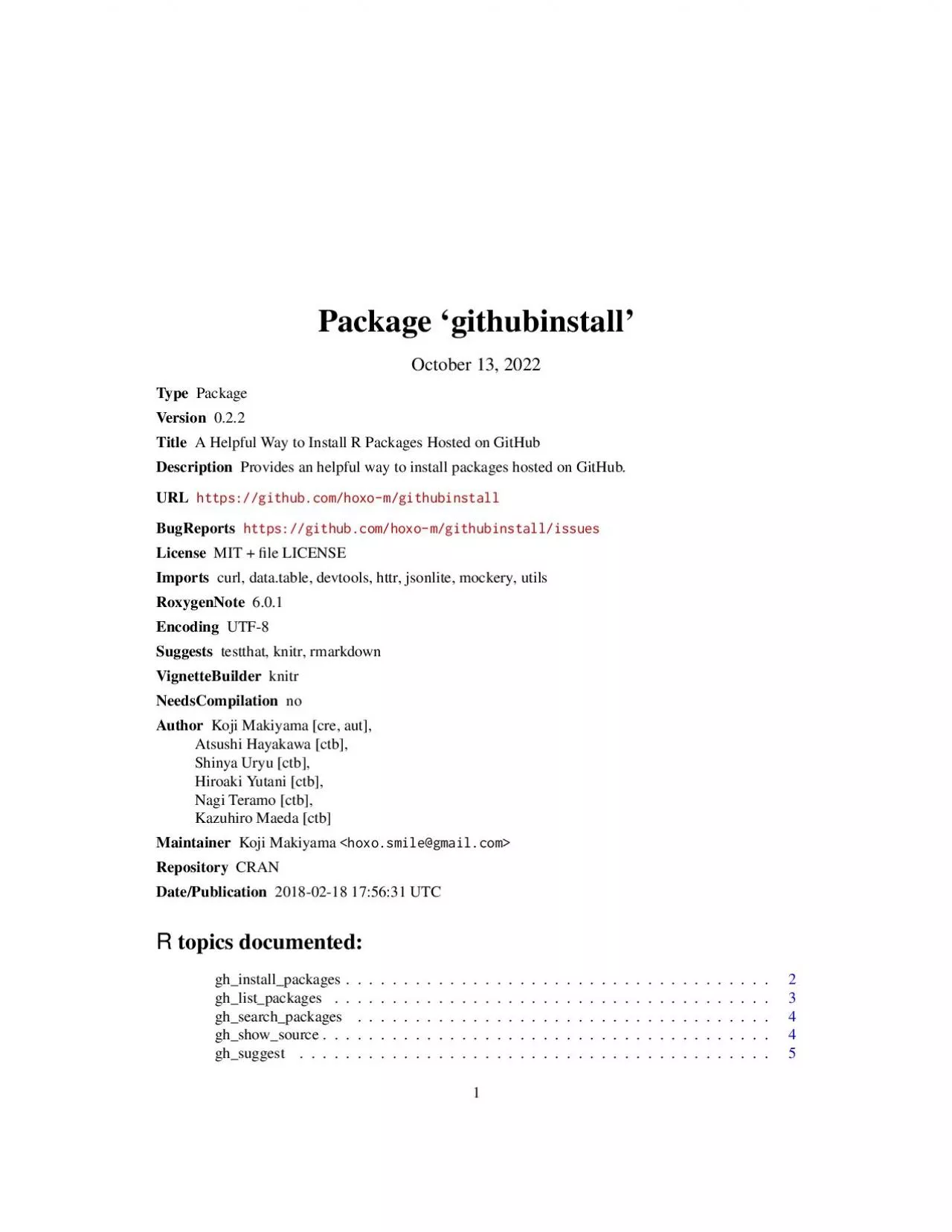 PDF-PackagegithubinstallFebruary182018TypePackageVersion022TitleAHelpfulWa