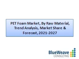 PET Foam Market Size, Share, Growth