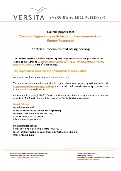 Central European Journal of