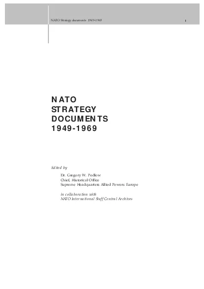 NATOStrategy documents