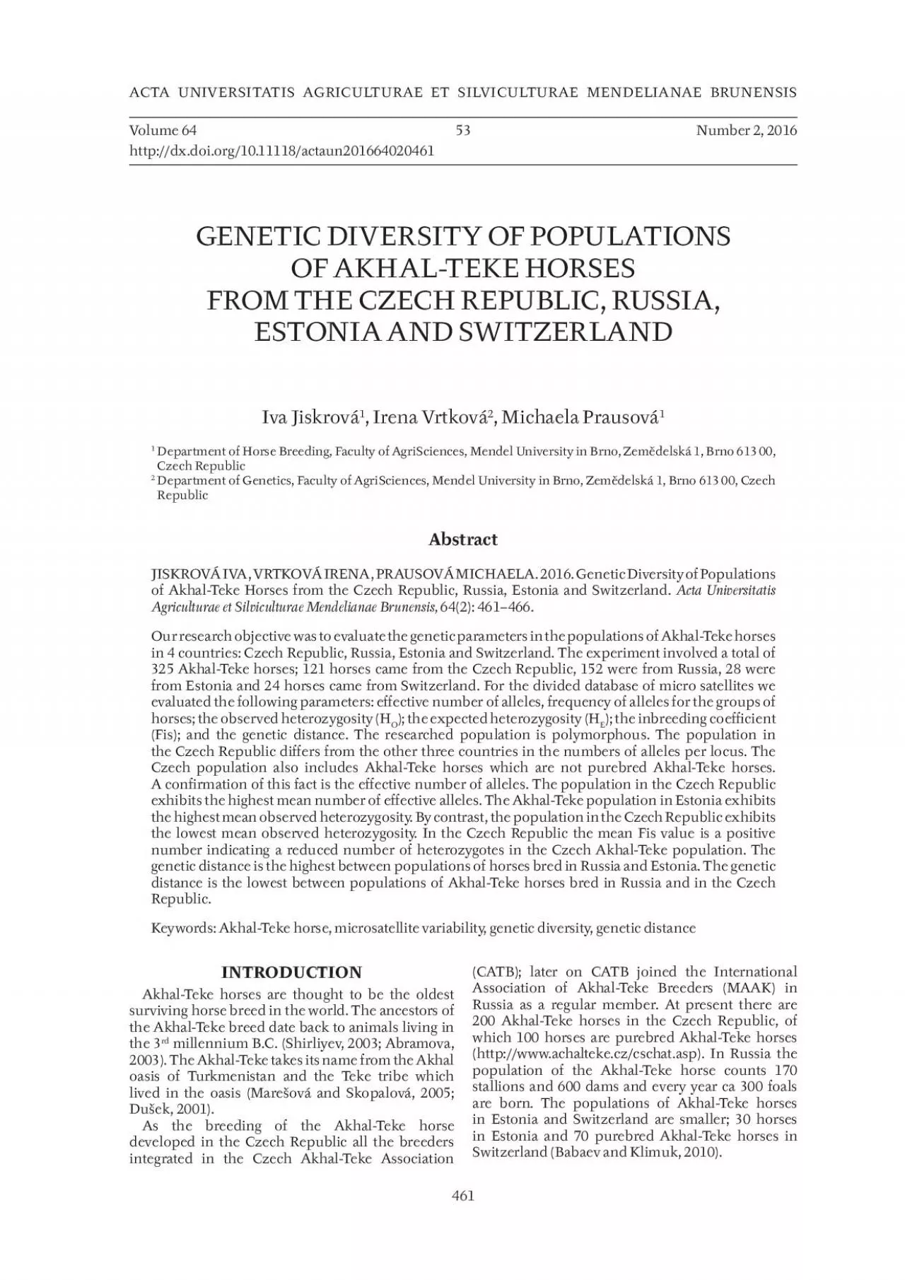 PDF-ACTA UNIVERSITATIS AGRICULTURAE ET SILVICULTURAE MENDELIANAE BRUNENSIS