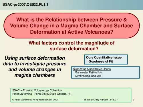 Using surface deformation