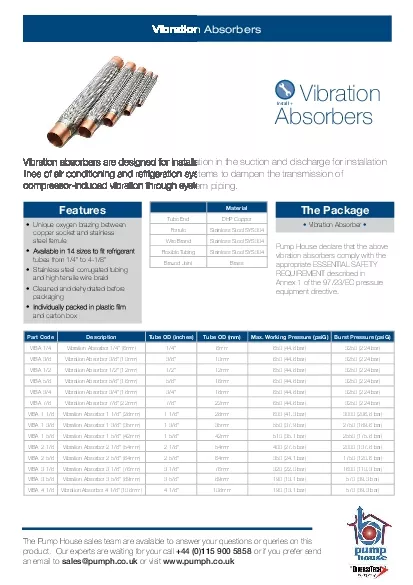 Vibration Absorbers