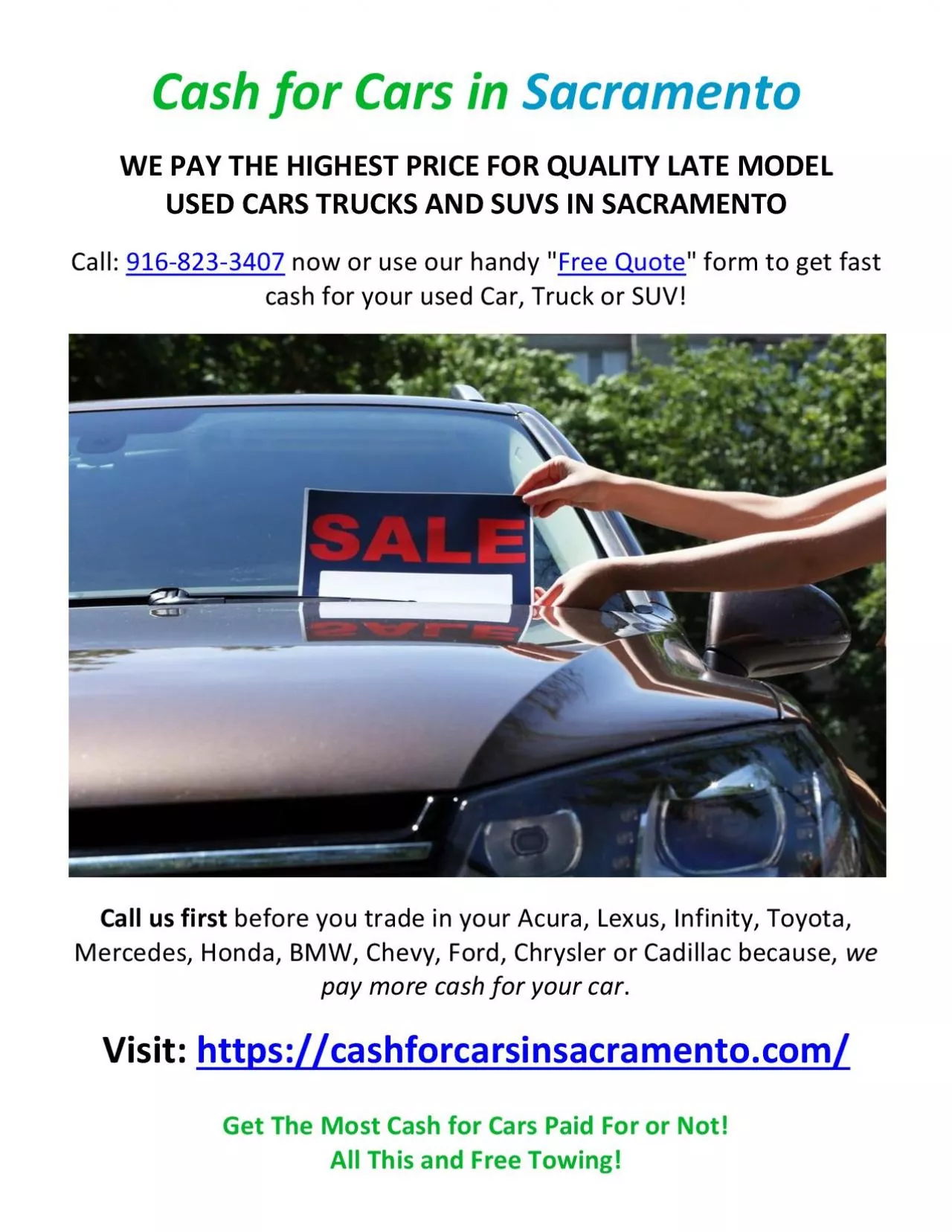 PDF-Cash for Cars in Sacramento