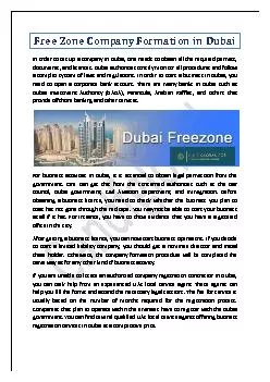 Free Zone Company Formation in Dubai