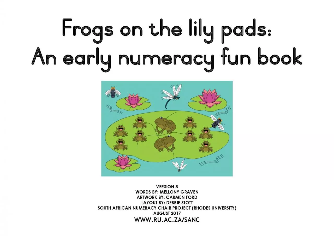 PDF-Page Ten frogs on the small lily pad 10tenmany0zeronone Freddie and Fe