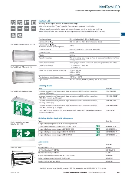 wwwceagdeEATON  EMERGENCY LIGHTING CPS  Global Catalogue 2020 121