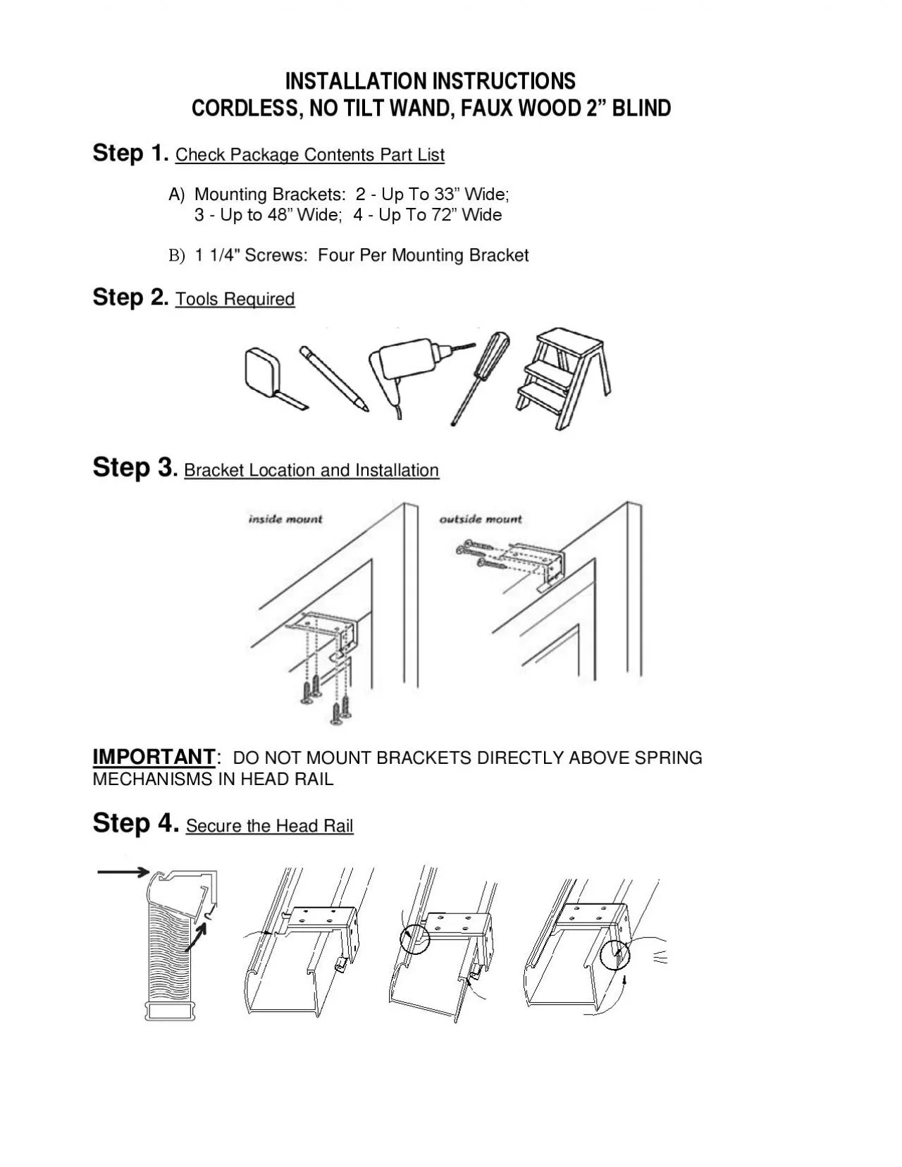 PDF-NSTALLATION INSTRUCTIONS