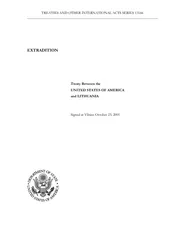EXTRADITION TREATY BETWEEN THE GOVERNMENT OF THE UN