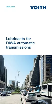 Lubricants for DIWA automatic transmissions