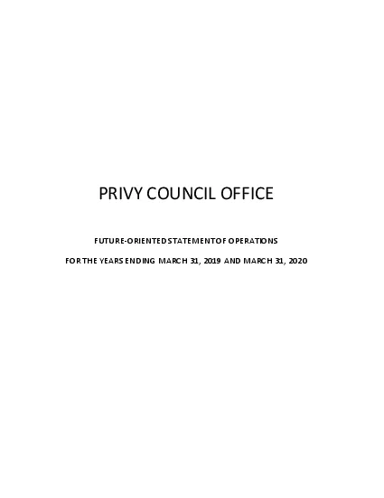 PDF-PRIVYCOUNCILOFFICEFUTUREORIENTEDSTATEMENTOPERATIONSFORYEARSENDINGMARCH