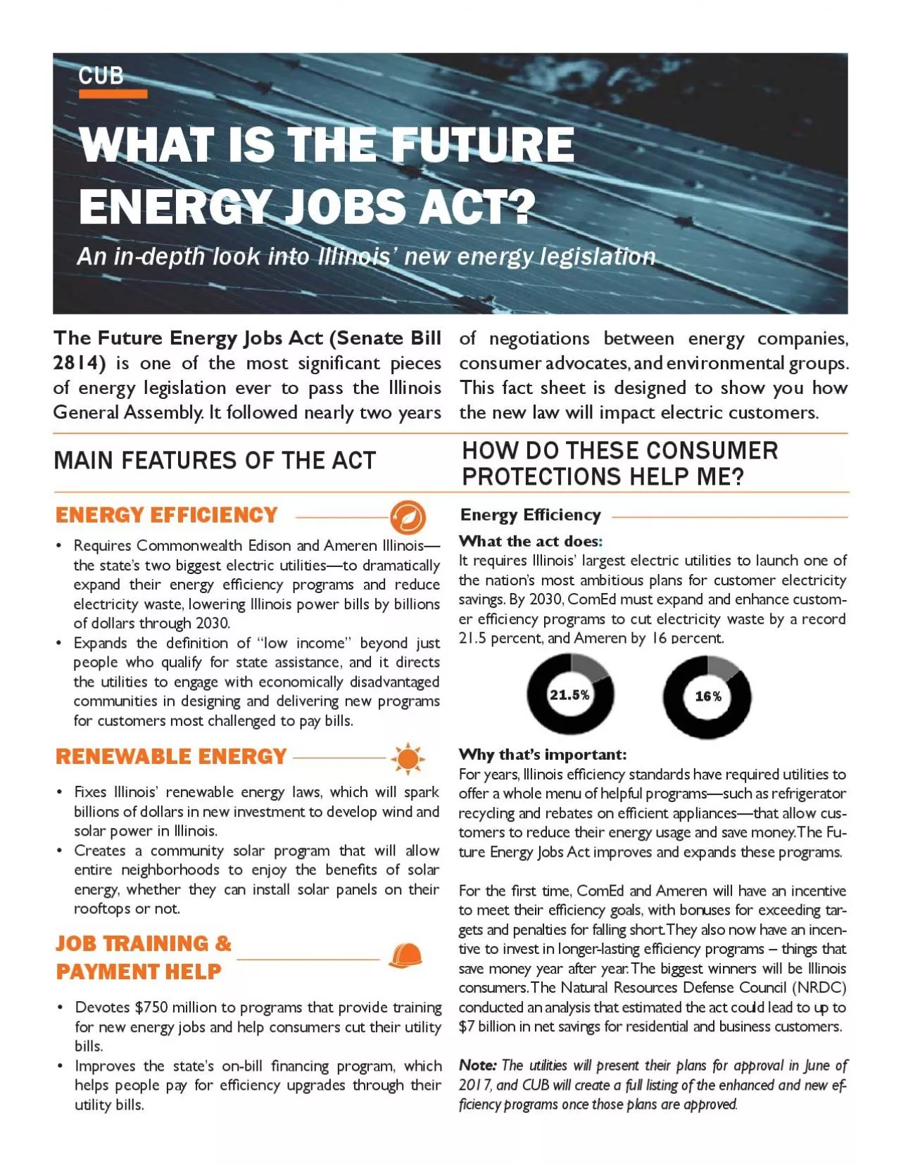 PDF-The Future Energy Jobs Act Senate Bill cant pieces of energy legislat