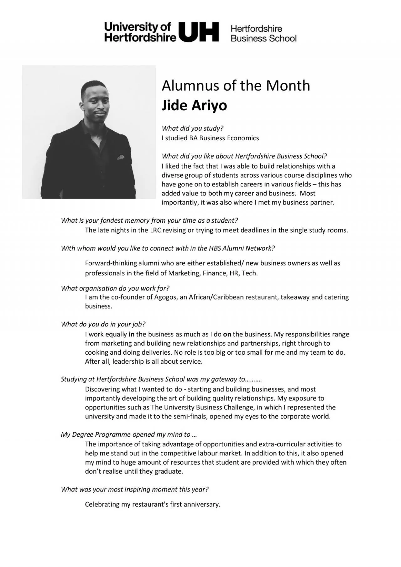 PDF-Alumnus of the Month