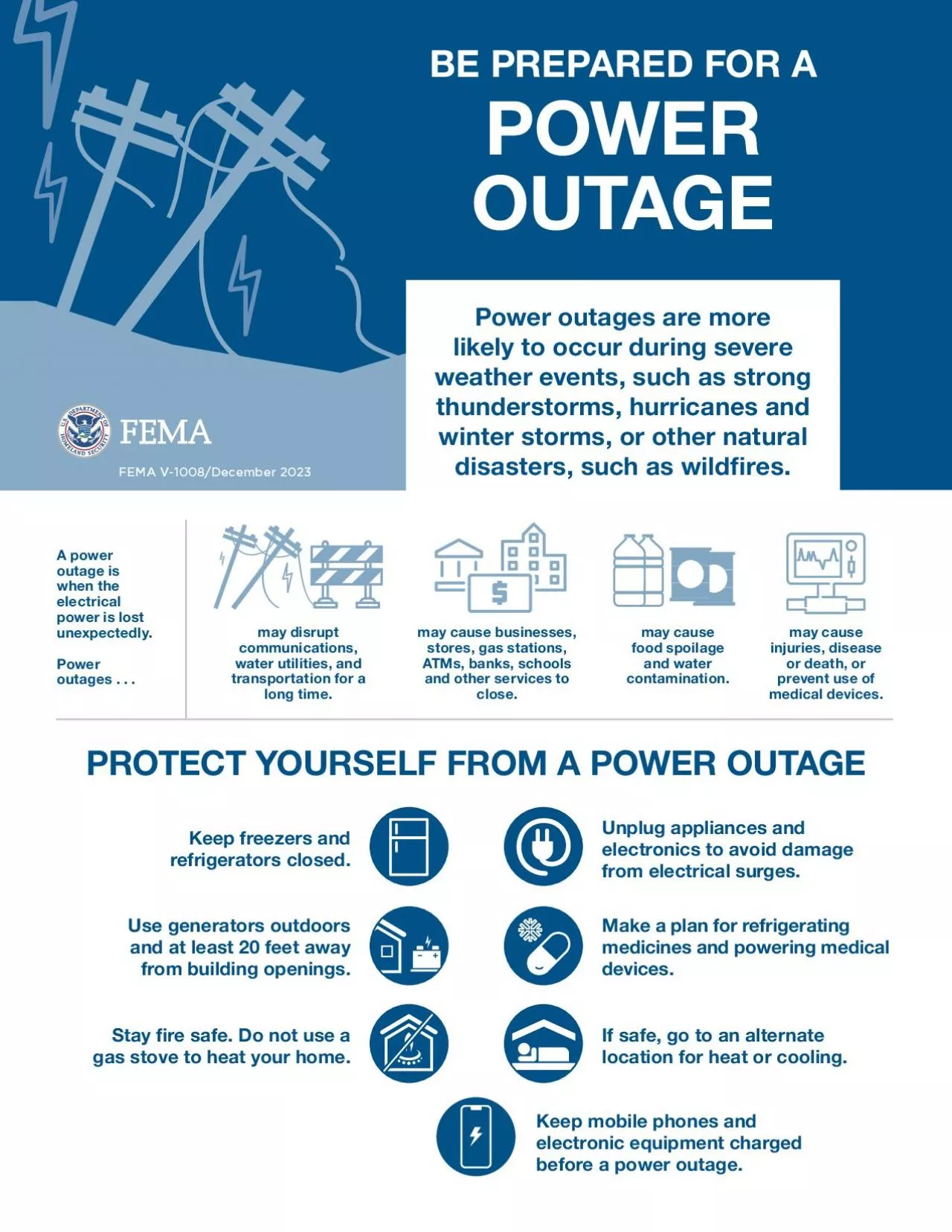 PDF-HOW TO STAY SAFEWHEN A POWER OUTAGE THREATENS