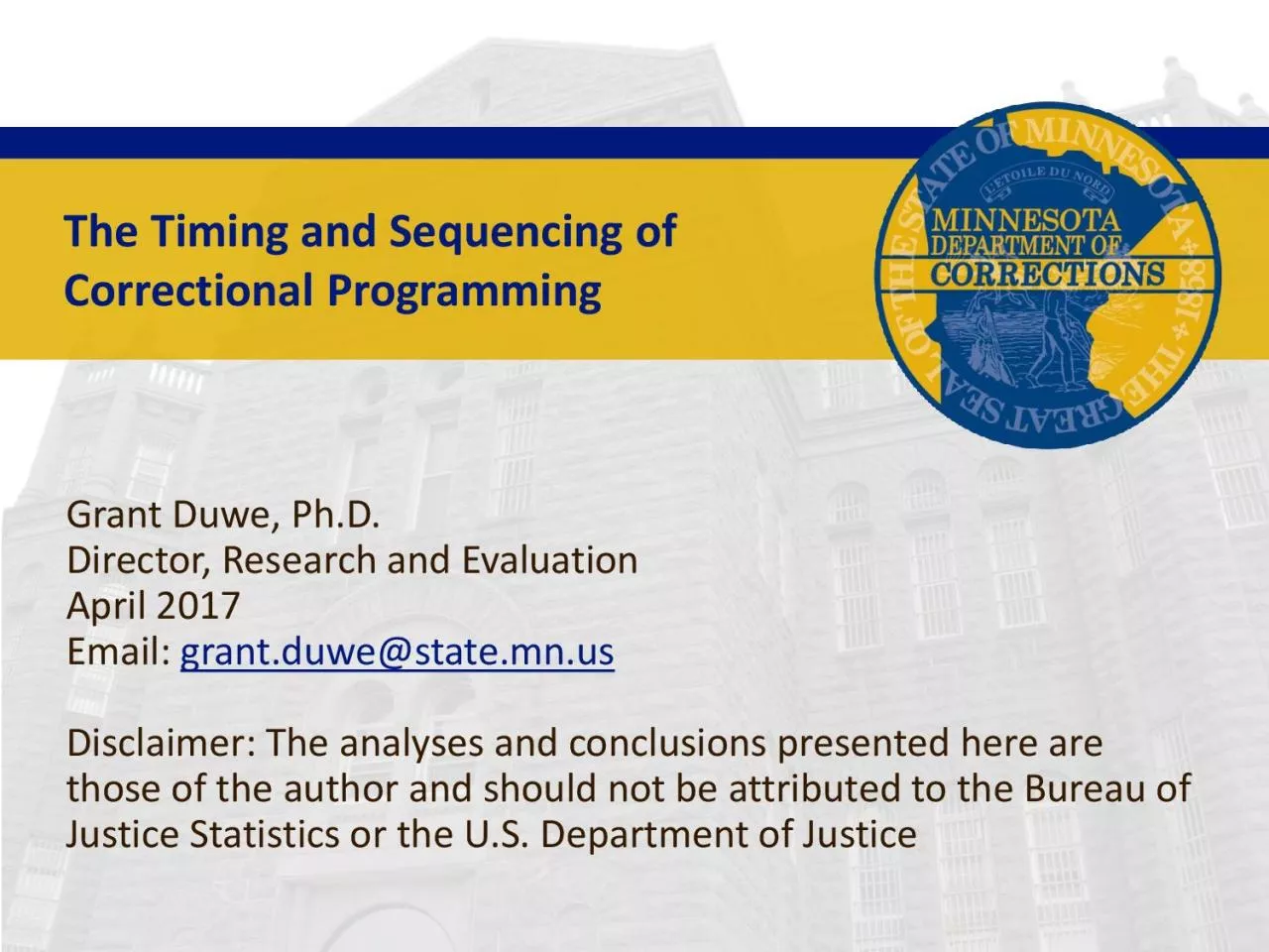 PDF-Timing and Sequencing of