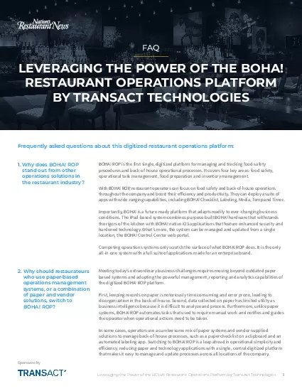 BOHA ROP is the first single digitized platform for managing and track