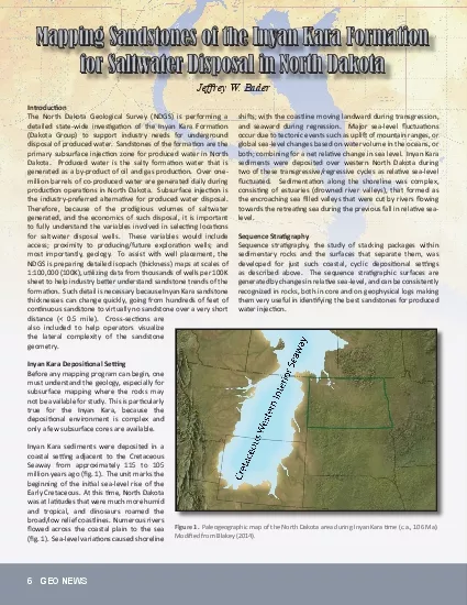 Mapping Sandstones of the Inyan Kara Formation