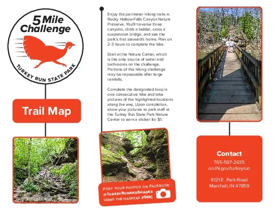 Enjoy the perimeter hiking trails in