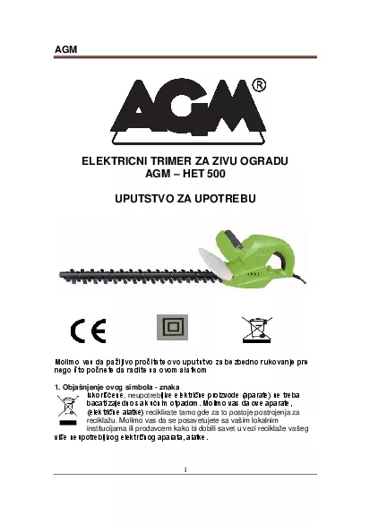 ELEKTRICNI TRIMER ZA ZIVU OGRADU