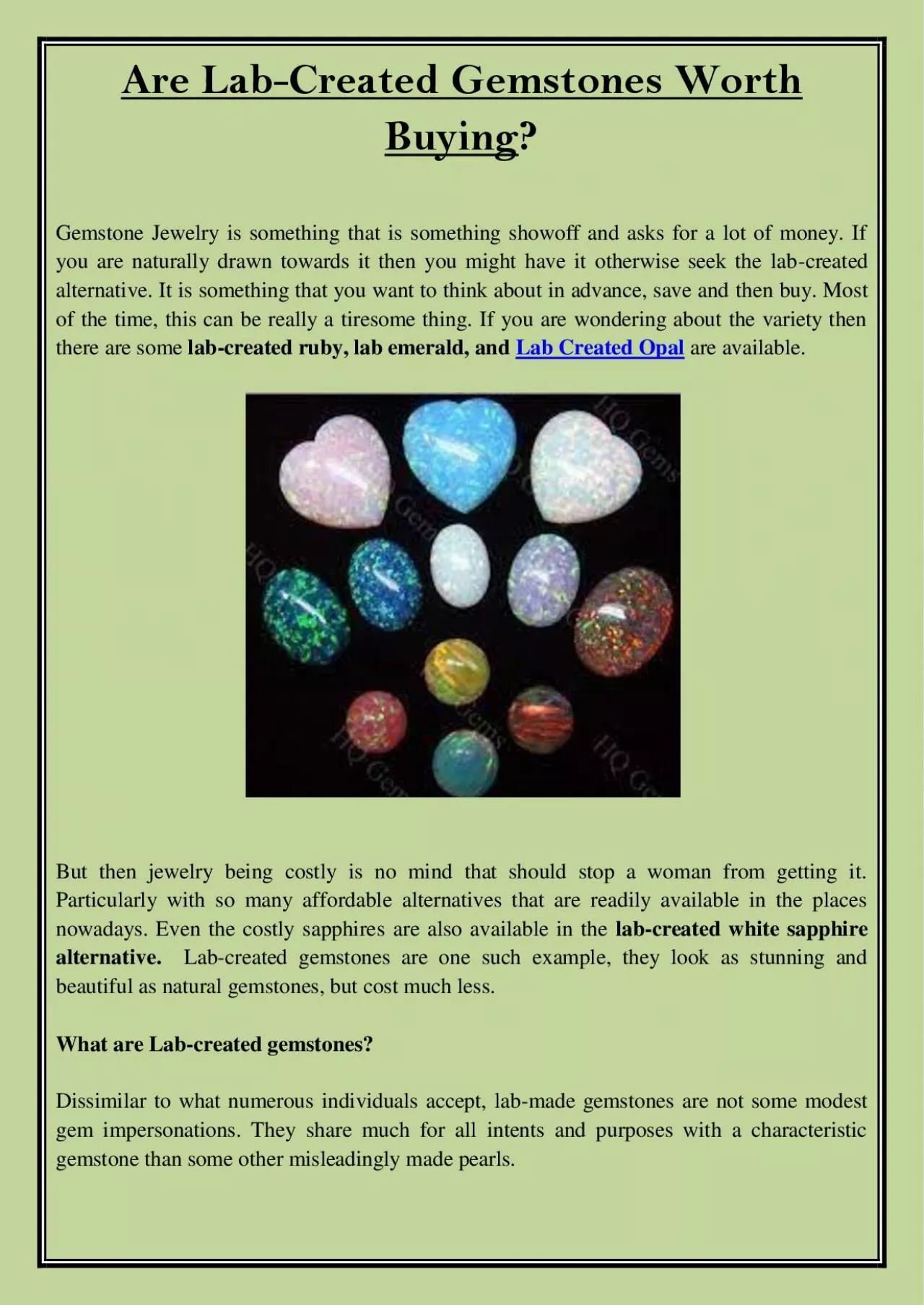 PDF-Are Lab-Created Gemstones Worth Buying?