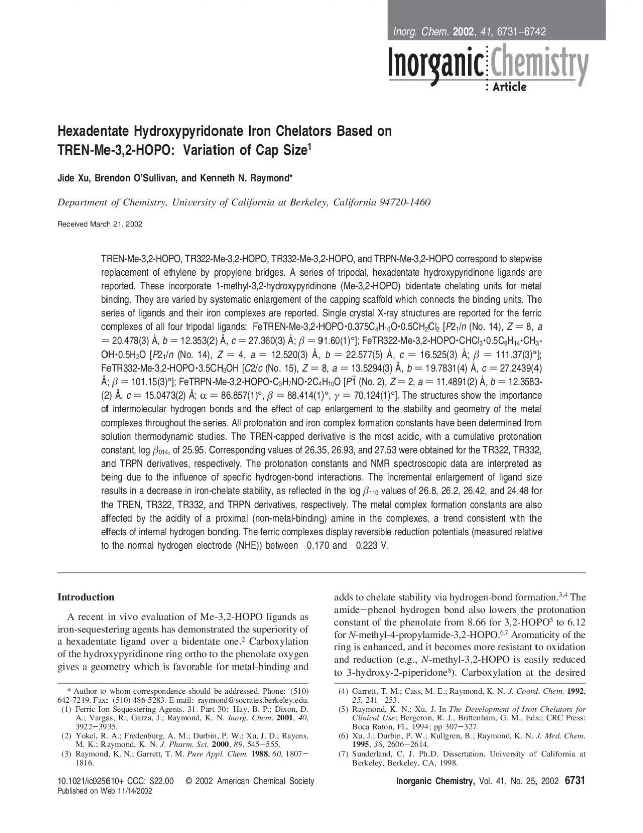 PDF-HexadentateHydroxypyridonateIronChelatorsBasedonTRENMe32HOPOVariati