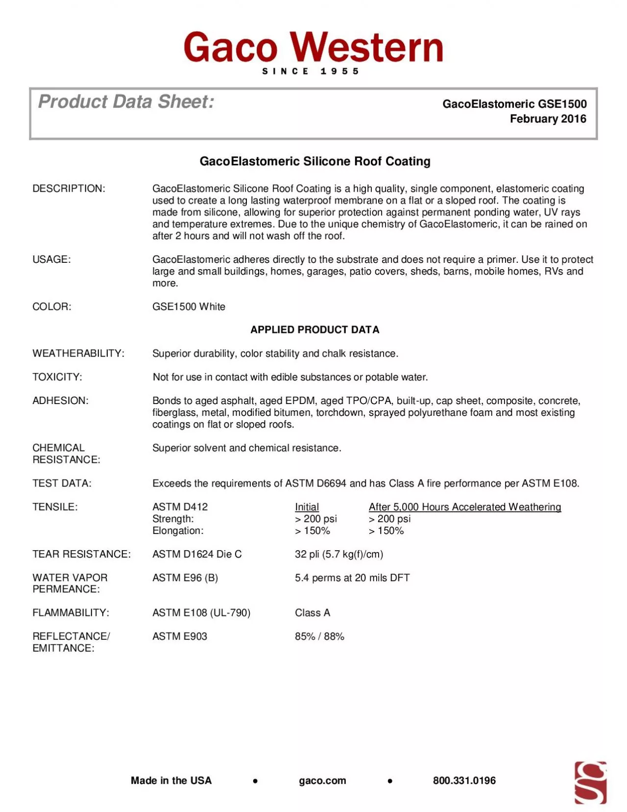 PDF-Product Data Sheet